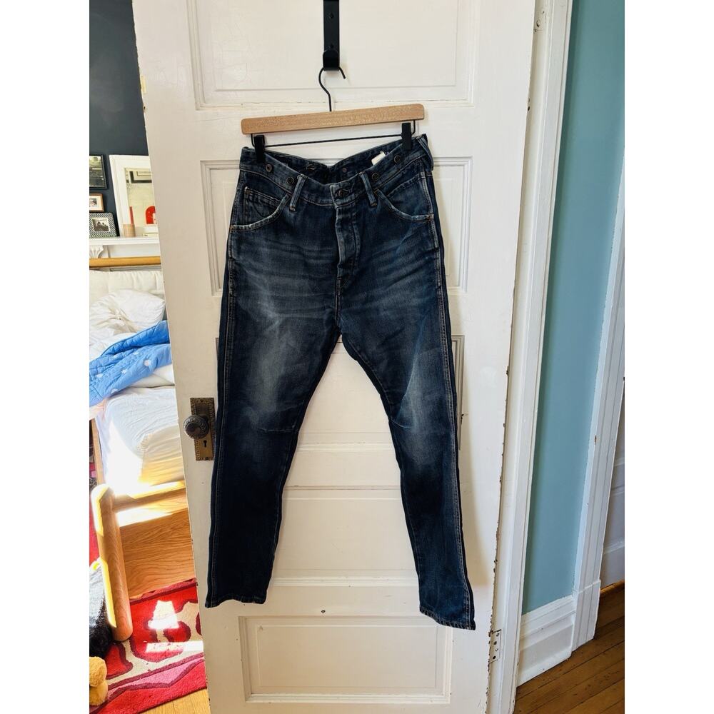 Scotch & Soda Jeans Mens Size 32 x 32 Medium Wash Distressed Brewer‎ Denim Y2K